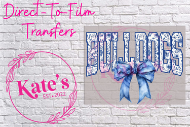 Bulldogs Bow Direct-To-Film Transfer